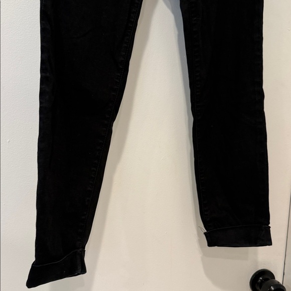 J Brand Midnight Black Stretch Crop Skinny Jeans Sz 31 - Picture 6 of 10